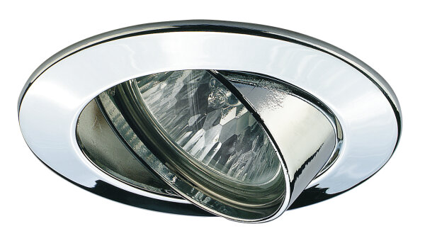 Paulmann Premium Einbauleuchten schwenkbar max. 50W 12V GU5,3 51mm Chrom/Alu Zink