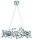 Paulmann Living Sfera Pendell. 20x10W G4 Chrom transparent 230V/12V Metall/Glas