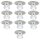 Paulmann Star Sternenhimmel Set LED Kristall 10x0,24W  Eisen gebürstet/Metall