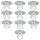 Paulmann Star Sternenhimmel Set LED Kristall 10x0,24W  Eisen gebürstet/Metall