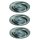 3er Set einbaueleuchten inkl. LED Leuchtmittel GU10 schwenkbar 51mm 3x3,5W - ergibt 3x20W licht