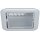 Paulmann Quality Einbauleuchten Set eckig Sparlampe 1x9W 230V E14 120mm Chrom matt/Polycarbonat