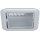 Paulmann Quality Einbauleuchten Set eckig Sparlampe 1x9W 230V E14 120mm Chrom matt/Polycarbonat
