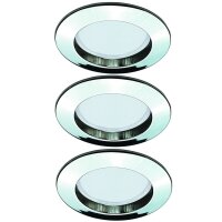 Paulmann Premium Einbauleuchten Set starr Sparlampe 3x11W...