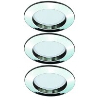 Paulmann Premium Einbauleuchten Set starr Sparlampe 3x11W...