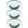 Paulmann Premium Einbauleuchten Set starr Sparlampe 3x11W 230V GU10 51mm Chrom/Alu Zink