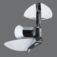 990.24  Paulmann ORBIT SATIN eisen gebürstet Glas...