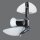 990.24  Paulmann ORBIT SATIN eisen gebürstet Glas satin 35W