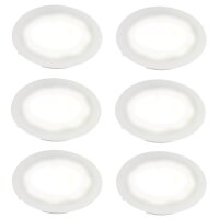 Paulmann Special Einbauleuchten Set UpDownlight LED 6x1W 230/12V 45mm Satin/Kunststoff