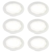 Paulmann Special Einbauleuchten Set UpDownlight LED 6x1W 230/12V 45mm Satin/Kunststoff