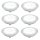 Paulmann Special Einbauleuchten Set UpDownlight LED 6x1W 230/12V 45mm Satin/Kunststoff