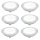 Paulmann Special Einbauleuchten Set UpDownlight LED 6x1W 230/12V 45mm Satin/Kunststoff