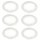 Paulmann Special Einbauleuchten Set UpDownlight LED 6x1W 230/12V 45mm Satin/Kunststoff