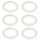Paulmann Special Einbauleuchten Set UpDownlight LED 6x1W 230/12V 45mm Satin/Kunststoff
