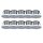Paulmann Star Einbauleuchten Set LED Saturn 10x0,16W 12VA 35mm Satin Metall/Kunststoff