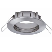 Paulmann Premium Einbauleuchten max. 50W 12V GU5,3 51mm Eisen gebürstet/Alu Zink