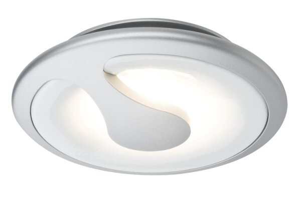 Paulmann Premium Einbauleuchten Set Side LED 1x6,5W 230V/350mA 121mm Chrom matt/Alu