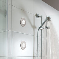 Paulmann Premium Einbauleuchten starr IP65 max.35W 12V GU5,3 51mm Eisen gebürstet/Alu Zink