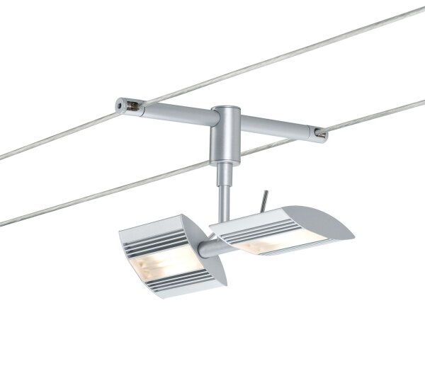 Paulmann Seil- und Schienenspot CombiSystems Linear 2x6W Chrom matt 230/12V Metall
