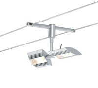 Paulmann Seil- und Schienenspot CombiSystems Linear 2x6W Chrom matt 230/12V Metall