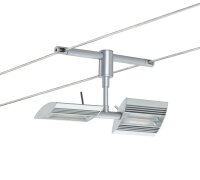 Paulmann Seil- und Schienenspot CombiSystems Linear 2x6W Chrom matt 230/12V Metall