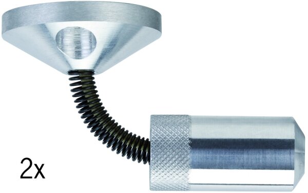 Paulmann Wire System Light&Easy Wandspanner flexibel 1 Paar 42mm Chrom matt Metall