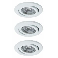 Nice Price Basic Einbauleuchten Set schwenkbar LED 3x3,5W...
