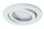 Nice Price Basic Einbauleuchten Set schwenkbar LED 3x2,6W 230V GU10 51mm Weiß/Metall