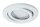 Nice Price Basic Einbauleuchten Set schwenkbar LED 3x2,6W 230V GU10 51mm Weiß/Metall
