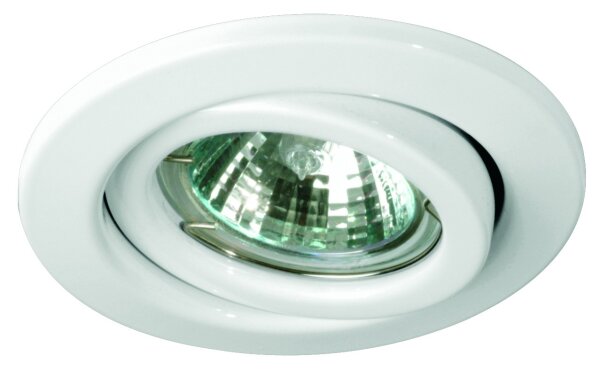 Nice Price Basic Einbauleuchten schwenkbar max.50W 230V GU10 51mm Weiß/Metall