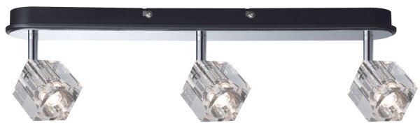 Paulmann Spotlights IceCube LED Balken 3x3W Chrom 230V Metall/Glas
