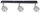 Paulmann Spotlights IceCube LED Balken 3x3W Chrom 230V Metall/Glas