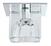 Paulmann Quality Einbauleuchten Glassy Cube max. 20W 12V G4 83x83mm Klar/Chrom Glas/Metall