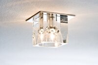 Paulmann Quality Einbauleuchten Glassy Cube max. 20W 12V G4 83x83mm Klar/Chrom Glas/Metall