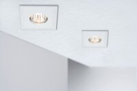Paulmann Premium Einbauleuchten Set Quadro starr IP65...