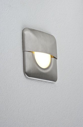 Paulmann Special Einbauleuchten LED Abdeckung Cap eckig 87mm Edelstahl