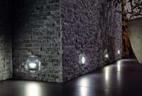 Paulmann Special Einbauleuchten LED Abdeckung Cap eckig 87mm Edelstahl