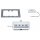 Paulmann Special Einbauleuchten Set Cross Wand LED 4W 6VA 230V 10x18cm Alu gebürstet/Alu