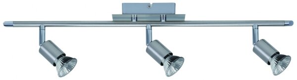 Paulmann Spotlights Georgia Balken 3x50W GU10 Eisen gebürstet 230V Metall