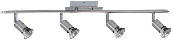 Paulmann Spotlights Georgia Balken 4x50W GU10 Eisen gebürstet 230V Metall