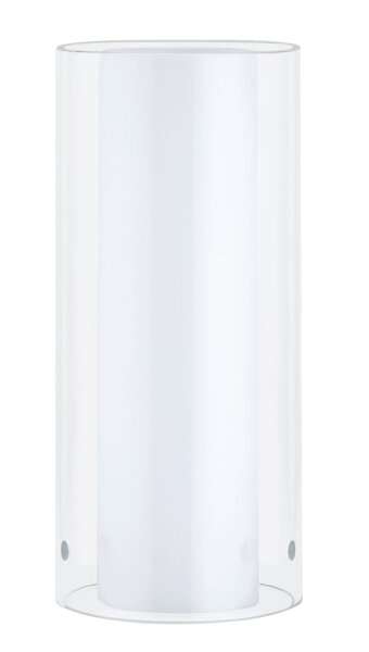 Paulmann Living 2Easy Midi Double Satin/Klar Lampen Glasschirm