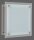 Paulmann Living Conero Wandleuchte 170x170mm 1x40W G9 Opal 230V Metall/Glas