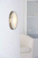 Paulmann Living Conero Wandleuchte rund 275mm 1x80W R7s Opal 230V Metall/Glas