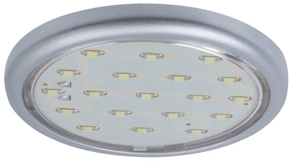 Paulmann Möbel Aufbauleuchte LED 1x1,22W 12V 59mm Chrom matt/Kunststoff