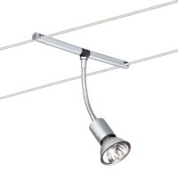 Paulmann Seil- und Schienensystem 2Easy Spot Basil 5x20W GU5,3 Chrom matt 12V Metall