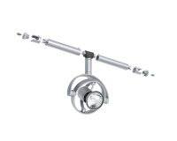 Paulmann Seil- und Schienensystem 2Easy Spot Mac² rund 5x20W GU4 Chrom matt 12V Kunststoff