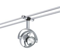 Paulmann Seil- und Schienensystem 2Easy Spot Mac² rund 5x20W GU4 Chrom matt 12V Kunststoff