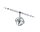 Paulmann Seil- und Schienensystem 2Easy Spot Mac² rund 5x20W GU4 Chrom matt 12V Kunststoff