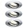 3er Set  Paulmann 2easy Premium Einbauleuchten Alu schwenkbar 51mm Alu gedeht