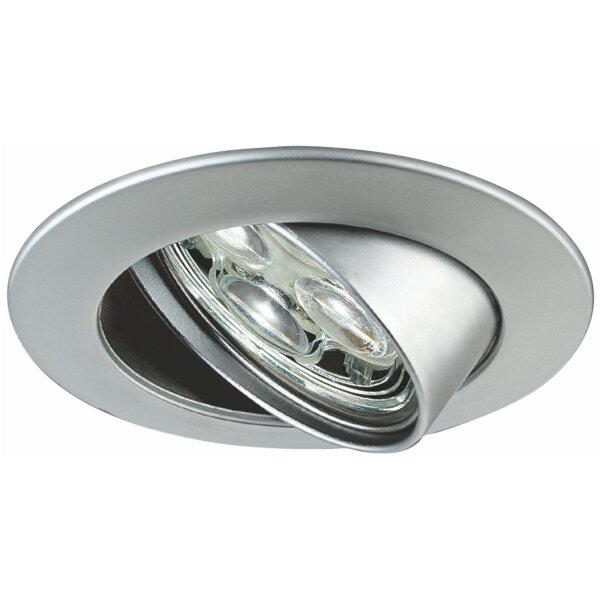 Paulmann Premium Einbauleuchten Power Flood LED 3W 350mA 83mm Chrom matt/Alu Zink